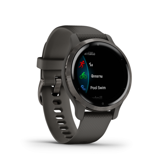 (สินค้าตัวโชว์) Garmin VENU 2 Series - สมาร์ทวอทช์ GPS หน้าจอ AMOLED