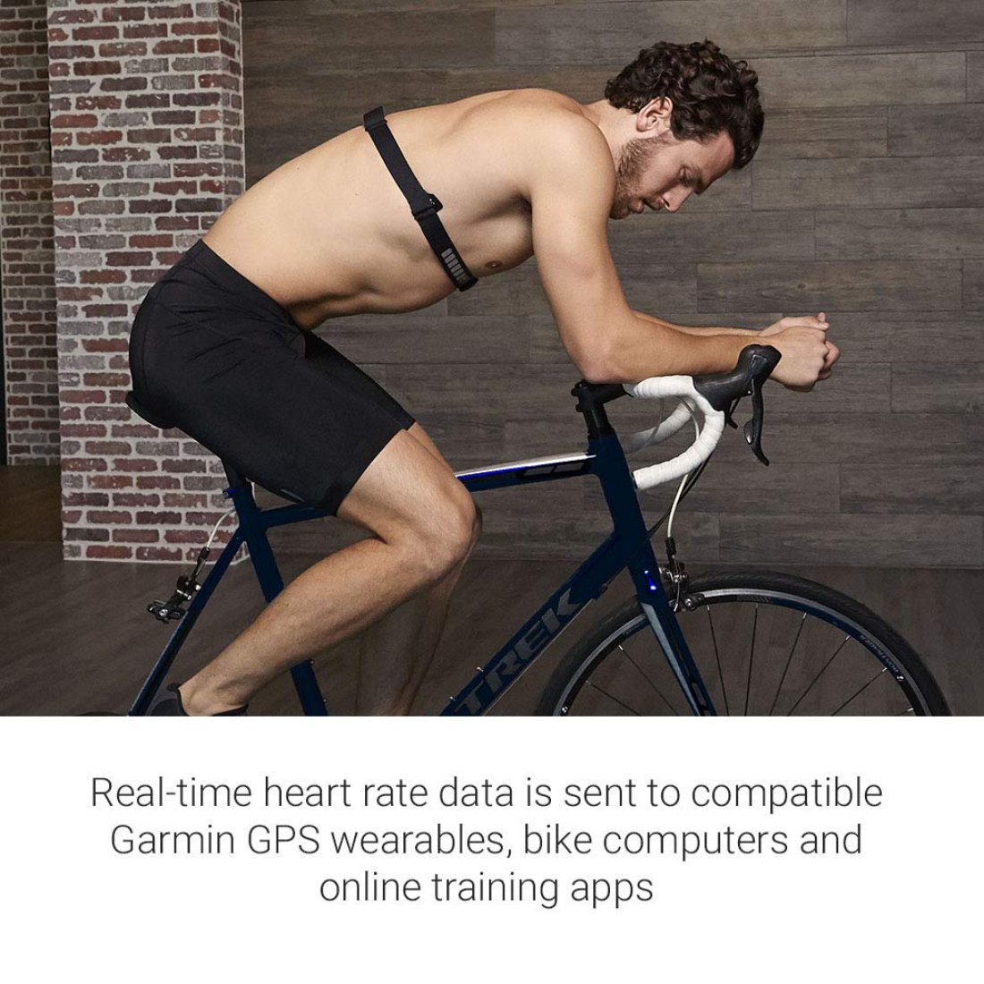 Garmin HRM-Dual Heart Rate Monitor สายคาดหน้าอกวัดชีพจร ANT+ และ Bluetooth