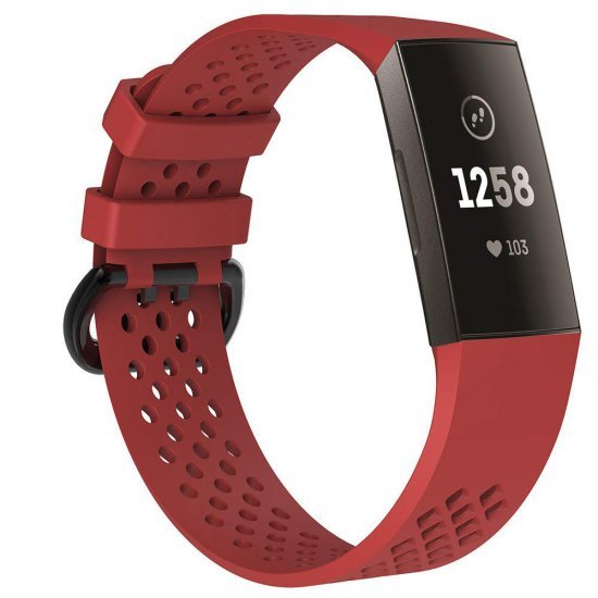 Fitbit Charge 4 / 3 - Sport Band (TSM Band) สายสปอร์ต (M/L) (Premium)