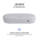 Jabees JB-BOX - Portable UV Light Sterilizer Box กล่อง UV ทำความสะอาดพร้อมชาร์จไร้สาย Jabees JB-BOX - Portable UV Light Sterilizer Box กล่อง UV ทำความสะอาดพร้อมชาร์จไร้สาย