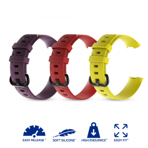 Fitbit Charge 4 / 3 - Silicone Band (TSM Band) สายซิลิโคน (M/L) (Premium) Fitbit Charge 4 / 3 - Silicone Band (TSM Band) สายซิลิโคน (M/L) (Premium)