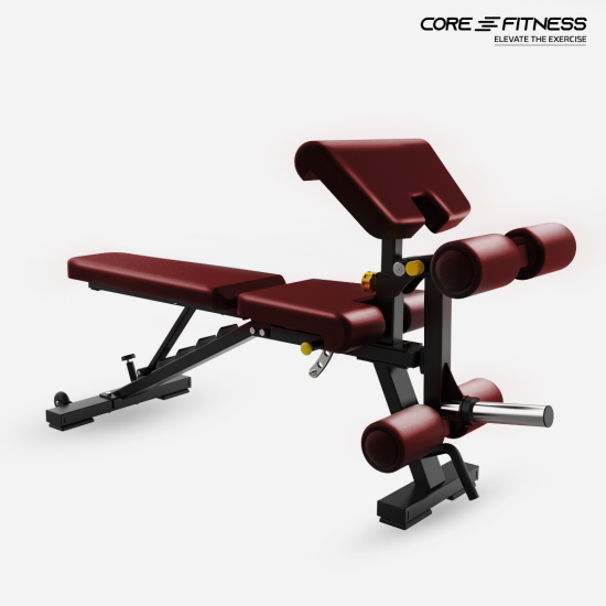 Core-Fitness Multi-Function Bench TS214 ม้านั่งบริหารร่างกายปรับระดับ เหล็กหนาพิเศษ ซิทอัพ บริหารหน้าท้อง ม้านั่งดัมเบล เก้าอี้ยกน้ำหนัก Core-Fitness Multi-Function Bench TS214 ม้านั่งบริหารร่างกายปรับระดับ เหล็กหนาพิเศษ ซิทอัพ บริหารหน้าท้อง ม้านั่งดัมเบล เก้าอี้ยกน้ำหนัก