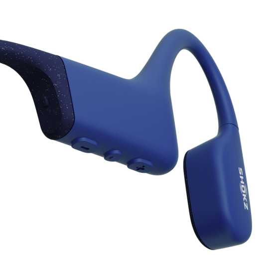 Shokz OpenSwim หูฟังกันน้ำ พร้อมเครื่องเล่นเพลง MP3 ในรูปแบบ Bone Conduction Shokz OpenSwim หูฟังกันน้ำ พร้อมเครื่องเล่นเพลง MP3 ในรูปแบบ Bone Conduction