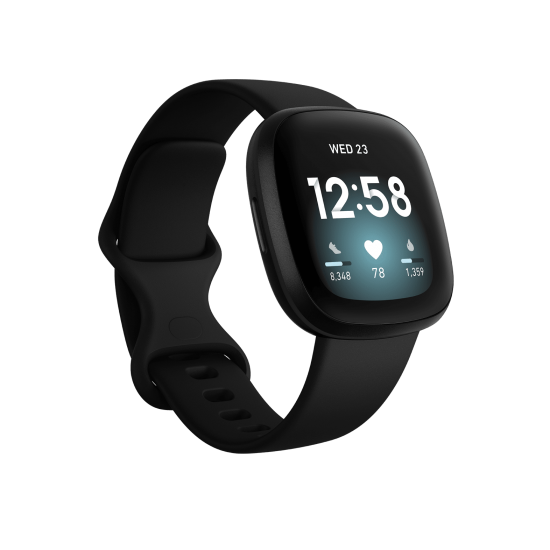 (สินค้าตัวโชว์)  Fitbit Versa 3 - สมาร์ทวอทช์ GPS ฟิตเนส & สุขภาพ