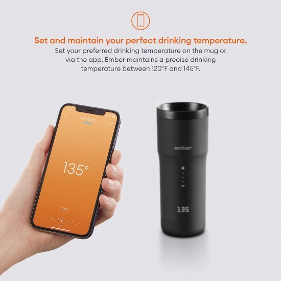 Ember Travel Mug 2 กระติกน้ำอัจฉริยะ Stainless Steel ควบคุมความอุ่นด้วยสมาร์ทโฟน