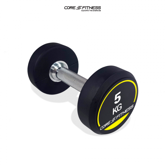 Dumbbell (P5938) ดัมเบลหุ้มยาง มาตรฐานฟิตเนส - 1 ชิ้น