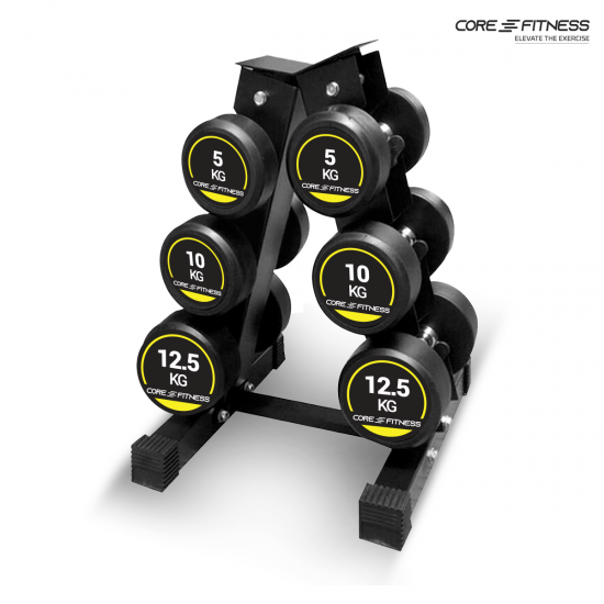 Dumbbell Tower Rack ชั้นวางแนวตั้ง + ชุดดัมเบล พร้อมใช้งาน