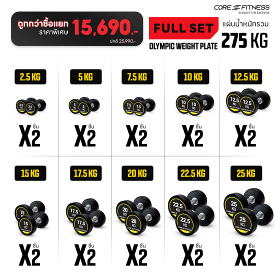 Rack Dumbbell TB67 ชั้นวางดัมเบล 3 ชั้น โครงสร้างขนาดใหญ่