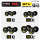 Dumbbell (P5938) ดัมเบลหุ้มยาง มาตรฐานฟิตเนส - 1 ชิ้น