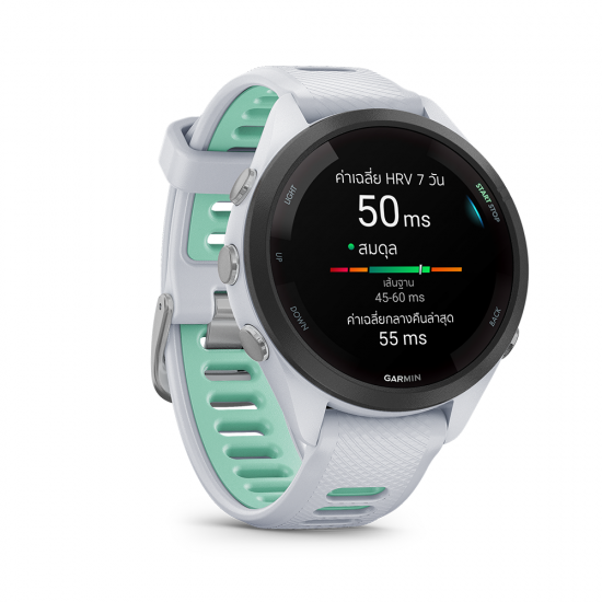 Garmin Forerunner 265 Music Series (265 / 265S) นาฬิกาวิ่ง GPS ฝึกซ้อม และสุขภาพ หน้าจอสี AMOLED 