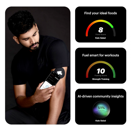 Ultrahuman M1 - Glucose Sensor ติดตามระดับน้ำตาลในเลือด เช็คการเผาผลาญกลูโคส เมตาบอลิซึม