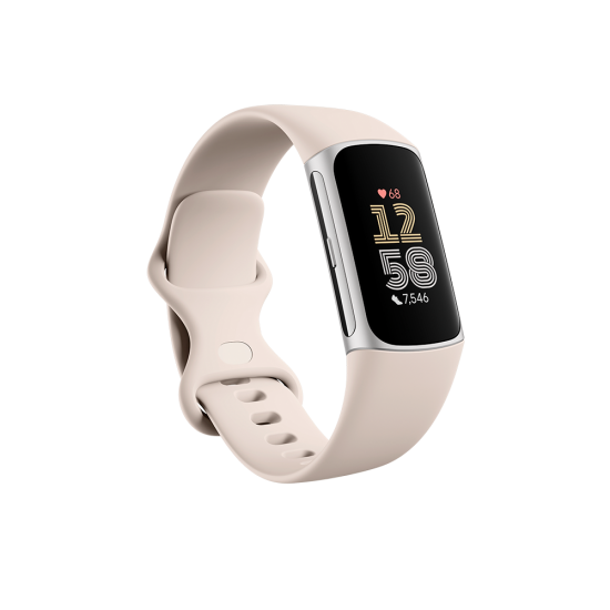 Fitbit Charge 6 สายรัดข้อมือวัดชีพจร GPS ออกกำลังกาย หน้าจอสี AMOLED