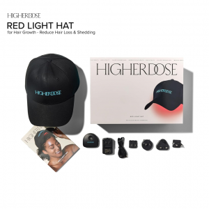 HigherDOSE Red Light Hat หมวกบำบัด Infrared Red Light เพื่อสุขภาพเส้นผม ลดการหลุดร่วง รากผมแข็งแรงขึ้น HigherDOSE Red Light Hat หมวกบำบัด Infrared Red Light เพื่อสุขภาพเส้นผม ลดการหลุดร่วง รากผมแข็งแรงขึ้น