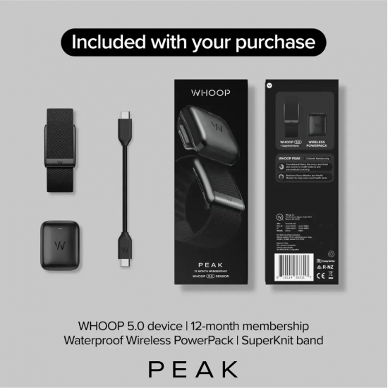 WHOOP 5.0 / MG (ONE / PEAK / LIFE) Health and Fitness Wearable (12-Month Membership) WHOOP 5.0 / MG (ONE / PEAK / LIFE) Health and Fitness Wearable (12-Month Membership)