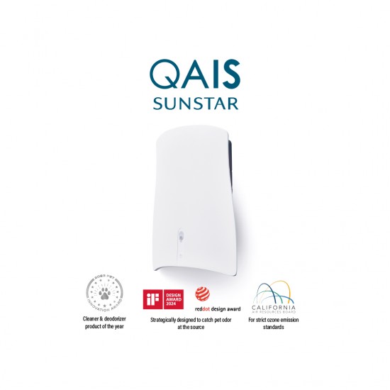 SUNSTAR QAIS AIR 04 เครื่องฟอกอากาศไร้ไส้กรอง สำหรับกำจัดกลิ่น และสัตว์เลี้ยงโดยเฉพาะ SUNSTAR QAIS AIR 04 เครื่องฟอกอากาศไร้ไส้กรอง สำหรับกำจัดกลิ่น และสัตว์เลี้ยงโดยเฉพาะ