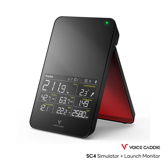 Voice Caddie SC4 Simulator + Launch Monitor เครื่องวิเคราะห์วงสวิงกอล์ฟ เรดาร์วัดความเร็ววงสวิง