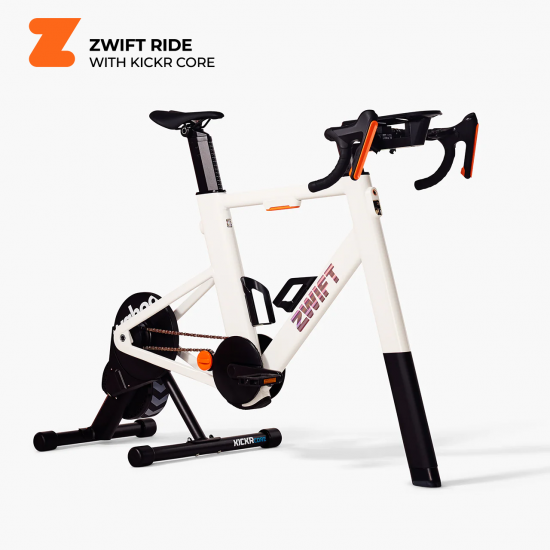 Zwift Ride With KIKCR CORE จักรยานฝึกซ้อม All-in-one Indoor Cycling เฟรมจักรยานเต็มรูปแบบ พร้อมสมาร์ทเทรนเนอร์