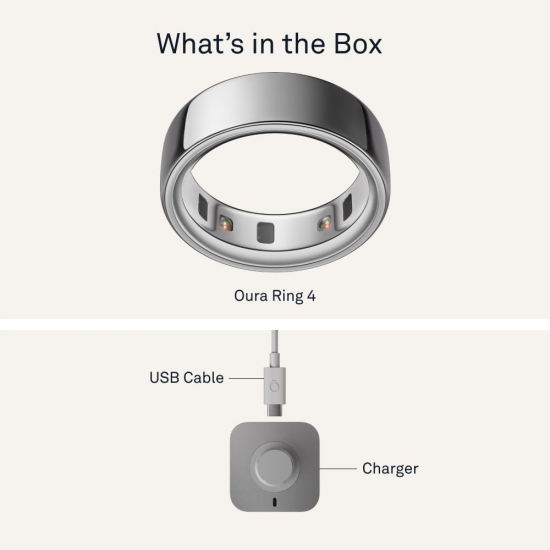 Oura Ring 4 แหวนอัจฉริยะ (Smart Ring) วัดอัตราการเต้นของหัวใจ & เช็คสุขภาพ