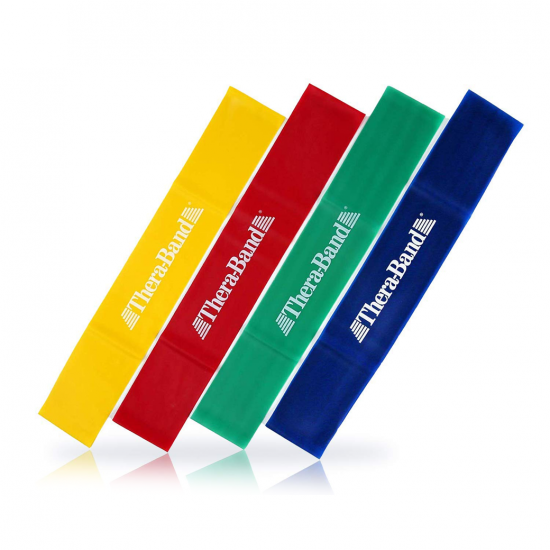 THERABAND Resistance Band Loop Set (Set of 4) ยางยืดสำหรับออกกำลังกาย ฟิตเนส