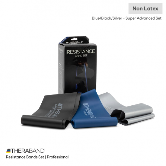 THERABAND Resistance Bands Set (Professional) ยางยืดสำหรับออกกำลังกาย ฟิตเนส