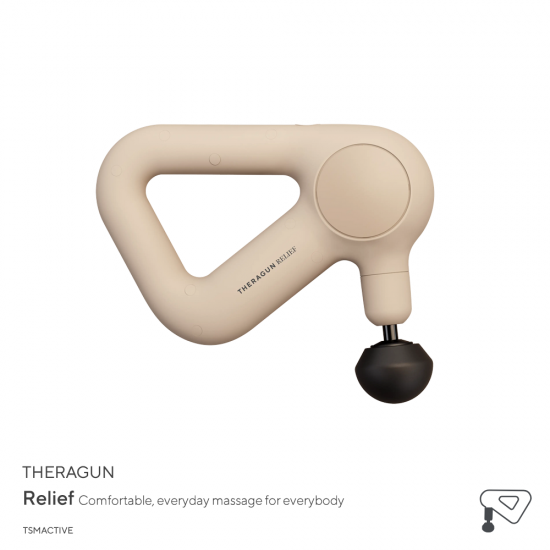 Theragun Relief เครื่องนวดพกพา บรรเทาอาการเมื่อยล้าได้ทุกวัน