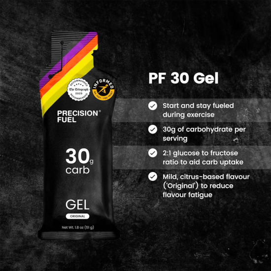 Precision Fuel & Hydration PF 30 Energy Gel (Pack of 15) เจลให้พลังงาน คาร์บสูง ย่อยง่าย เหมาะกับนักกีฬา Endurance Precision Fuel & Hydration PF 30 Energy Gel (Pack of 15) เจลให้พลังงาน คาร์บสูง ย่อยง่าย เหมาะกับนักกีฬา Endurance