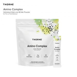 THORNE Amino Complex อาหารเสริมกรดอะมิโนครบสูตร เสริมสร้างกล้ามเนื้อ เพิ่มพลังงาน และฟื้นฟูร่างกาย