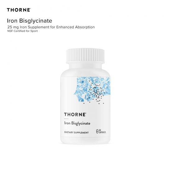 THORNE Iron Bisglycinate ธาตุเหล็กดูดซึมสูง สำหรับนักกีฬา THORNE Iron Bisglycinate ธาตุเหล็กดูดซึมสูง สำหรับนักกีฬา
