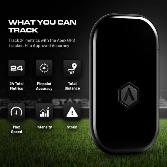 STATSports Academy GPS Soccer Tracker Vest เสื้อติดตามประสิทธิภาพกีฬา Advanced All-in-One Sports Tracker with Drills, Coaching & Nutrition