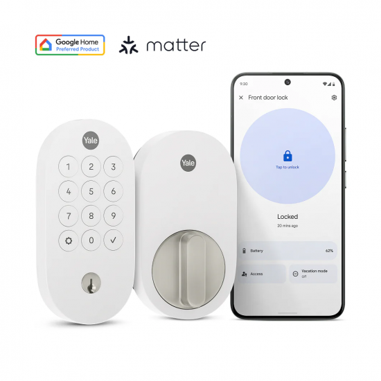 Yale Smart Lock with Matter กลอนประตูอัจฉริยะ รองรับมาตรฐาน Google Matter