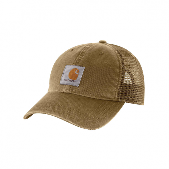 Carhartt Men’s Buffalo Sandstone Meshback Cap หมวกระบายอากาศ สไตล์สปอร์ตเวิร์คแวร์