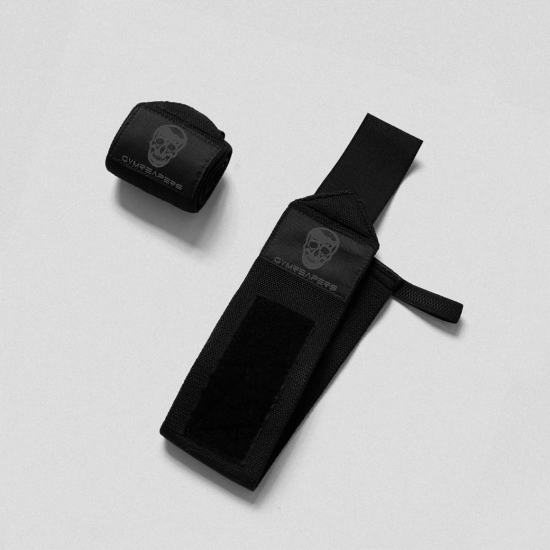 Gymreapers Weightlifting Wrist Wraps สายพันข้อมือยกน้ำหนักระดับแข่งขัน รองรับข้อมือแน่นหนา สำหรับ Powerlifting, Bench Press, และ Strength Training