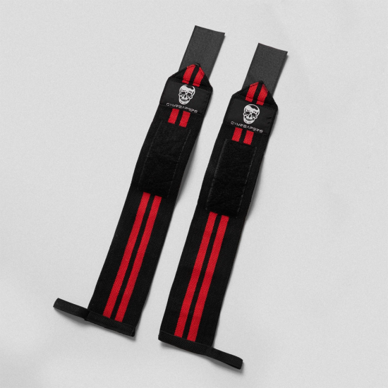 Gymreapers Weightlifting Wrist Wraps สายพันข้อมือยกน้ำหนักระดับแข่งขัน รองรับข้อมือแน่นหนา สำหรับ Powerlifting, Bench Press, และ Strength Training