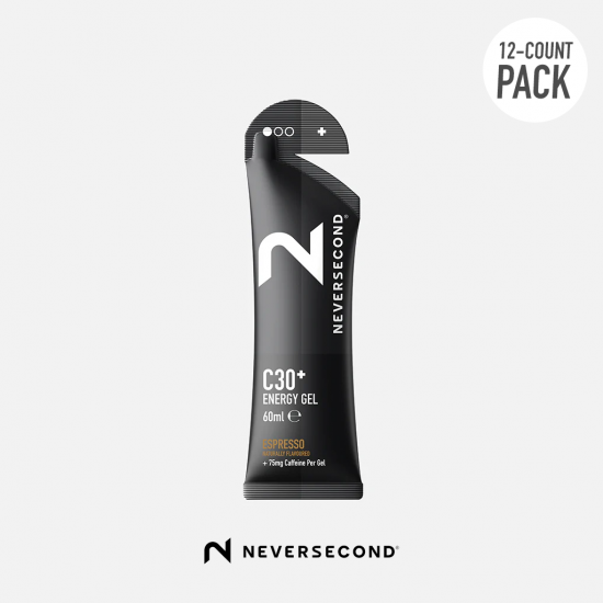 Neversecond C30+ Energy Gel + Caffeine (Never2) 12-Count Pack เจลให้พลังงานคาเฟอีน เตรียมพร้อมให้ความกระปรี้กระเปร่า Neversecond C30+ Energy Gel + Caffeine (Never2) 12-Count Pack เจลให้พลังงานคาเฟอีน เตรียมพร้อมให้ความกระปรี้กระเปร่า