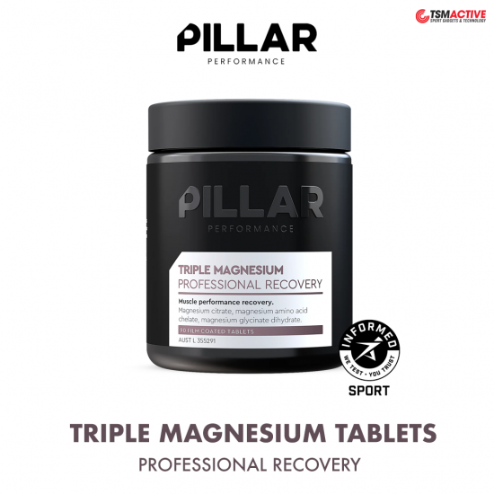 PILLAR Performance TRIPLE MAGNESIUM TABLETS แมกนีเซียม (รูปแบบเม็ด) ลดตะคริว ฟื้นฟู ปรับคุณภาพการนอน PILLAR Performance TRIPLE MAGNESIUM TABLETS แมกนีเซียม (รูปแบบเม็ด) ลดตะคริว ฟื้นฟู ปรับคุณภาพการนอน
