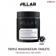 PILLAR Performance TRIPLE MAGNESIUM TABLETS แมกนีเซียม (รูปแบบเม็ด) ลดตะคริว ฟื้นฟู ปรับคุณภาพการนอน PILLAR Performance TRIPLE MAGNESIUM TABLETS แมกนีเซียม (รูปแบบเม็ด) ลดตะคริว ฟื้นฟู ปรับคุณภาพการนอน