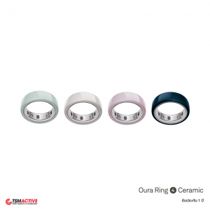 Oura Ring 4 Ceramic แหวนอัจฉริยะเซรามิก (Smart Ring) วัดอัตราการเต้นของหัวใจ & เช็คสุขภาพ