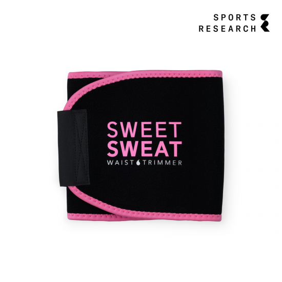 Sports Research Sweet Sweat Waist Trimmer เข็มขัดเทรนเนอร์ เสริมเหงื่อเทคโนโลยี Neo-Sweat กระชับ และยืดหยุ่น Sports Research Sweet Sweat Waist Trimmer เข็มขัดเทรนเนอร์ เสริมเหงื่อเทคโนโลยี Neo-Sweat กระชับ และยืดหยุ่น