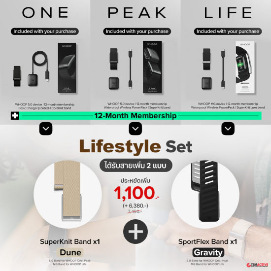 WHOOP 5.0 / MG (ONE / PEAK / LIFE) Health and Fitness Wearable (FREE 12-Month Membership) WHOOP 5.0 / MG (ONE / PEAK / LIFE) Health and Fitness Wearable (FREE 12-Month Membership)