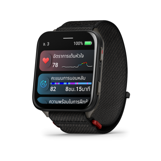 Garmin Venu X1 สมาร์ทวอทซ์ GPS ฟิตเนส สุขภาพ ดีไซน์บางเฉียบ Garmin Venu X1 สมาร์ทวอทซ์ GPS ฟิตเนส สุขภาพ ดีไซน์บางเฉียบ