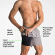 WHOOP Men's Training Short กางเกงออกกำลังกาย ใช้งานร่วมกับอุปกรณ์ WHOOP 5.0 / MG WHOOP Men's Training Short กางเกงออกกำลังกาย ใช้งานร่วมกับอุปกรณ์ WHOOP 5.0 / MG