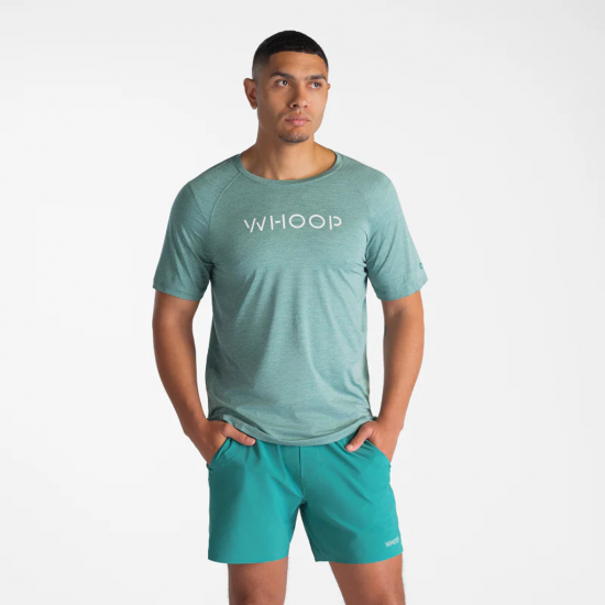 WHOOP Men's Training Tee เสื้อยืดออกกำลังกาย ใช้งานร่วมกับอุปกรณ์ WHOOP 5.0 / MG WHOOP Men's Training Tee เสื้อยืดออกกำลังกาย ใช้งานร่วมกับอุปกรณ์ WHOOP 5.0 / MG