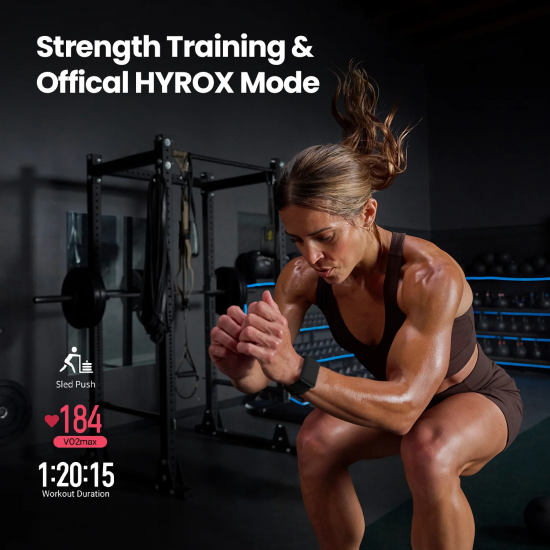 Amazfit Helio Strap สายรัดฟิตเนส Hyrox Race ติดตามอัตราการเต้นของหัวใจ ระดับพลังงาน ความเครียด และการนอนหลับ Amazfit Helio Strap สายรัดฟิตเนส Hyrox Race ติดตามอัตราการเต้นของหัวใจ ระดับพลังงาน ความเครียด และการนอนหลับ