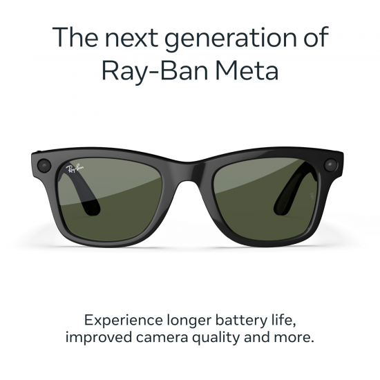 Ray-Ban Meta Wayfarer (Gen 2) แว่นตาอัจฉริยะ กล้องและเสียงในตัว Ray-Ban Meta Wayfarer (Gen 2) แว่นตาอัจฉริยะ กล้องและเสียงในตัว