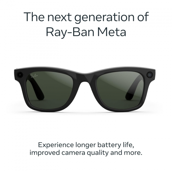 Ray-Ban Meta Wayfarer (Gen 2) แว่นตาอัจฉริยะ กล้องและเสียงในตัว Ray-Ban Meta Wayfarer (Gen 2) แว่นตาอัจฉริยะ กล้องและเสียงในตัว