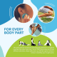 RAD Rounds 3 Density Yoga Massage Ball Set for Deep Tissue Myofascial Release (3-Pack)