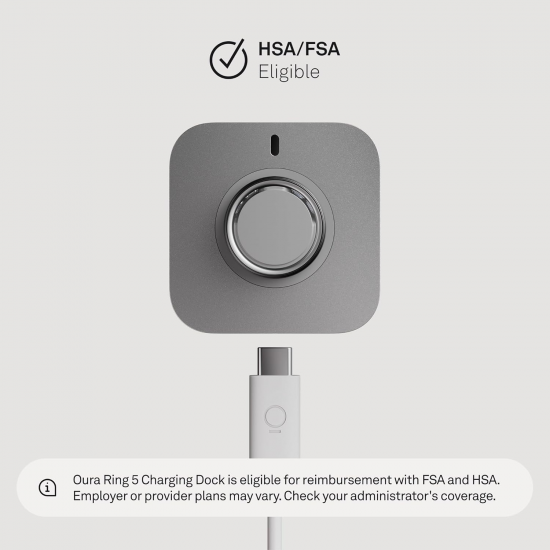 Oura Ring 5 Charger แท่นชาร์จสำรอง สำหรับแหวน Oura Ring 5 - Charging Dock and USB-C Cable