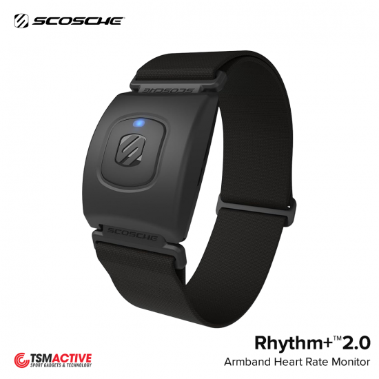 Scosche Rhythm+ 2.0  สายรัดแขนวัดอัตราการเต้นหัวใจแบบ Optical Sensor for HRV & RRi Data