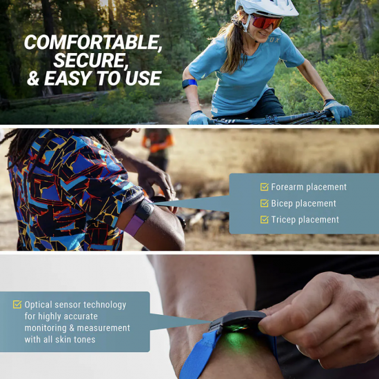 Scosche Rhythm+ 2.0  สายรัดแขนวัดอัตราการเต้นหัวใจแบบ Optical Sensor for HRV & RRi Data