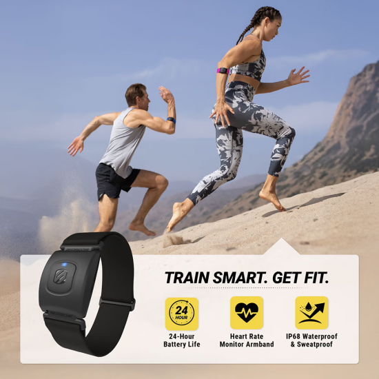 Scosche Rhythm+ 2.0  สายรัดแขนวัดอัตราการเต้นหัวใจแบบ Optical Sensor for HRV & RRi Data